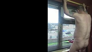 I feel shy masturbating naked in homemade bisexual solo