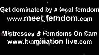 will you eat every last drop of cum or face humiliation in this femdom session?