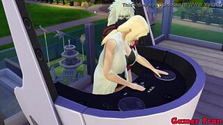 hinata and friends practice dj skills with madara