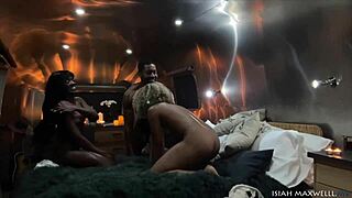 Ebony Babes Ana Foxxx And Lotus Lain Get Fucked In Threesome