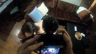 Behind Scenes Cleaning Turns To Sex