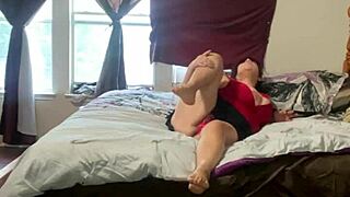 Sensual sex with big tits on display