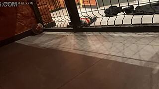 cuckold's dream: pov wife gets fucked while you're in cage under bed trailer