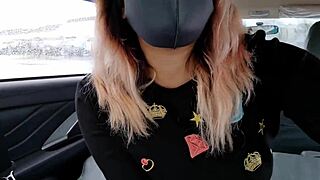 Pinay Babe Gets Creampie in Public Parking Blowjob Scandal