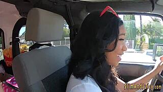 Black Big Booty Teen Gets Railed Hard With Blowjob And Handjob