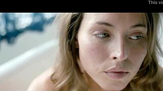 Intense bathtub orgasm leaves her trembling with pleasure