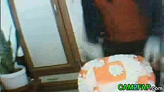 Watch amateur webcam upskirt tease for free