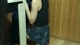 I gave a great blowjob on the balcony