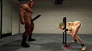 被铐住的骚女在束缚中闲聊