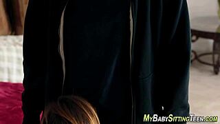 this skinny teen aupair got drilled doggystyle until she took cum in her mouth.