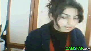 Watch amateur webcam upskirt tease for free