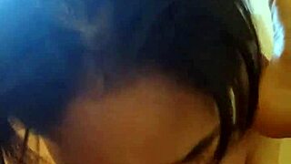 Whore Teasing With Her Blowjob On Monster Cock.