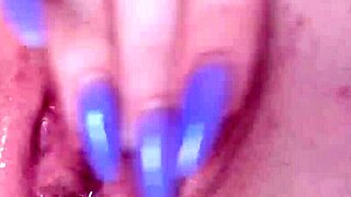 extreme close-up of pussy i massage pussy and cum impulsively anna mole