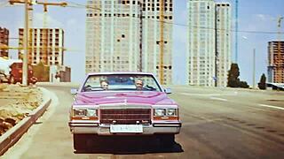 Alex angel dances erotically in the city of love with tattoos and music