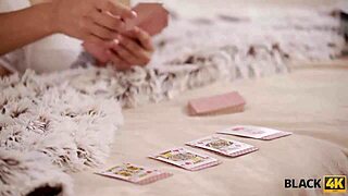 Tricked Teen Katy Rose Has Sex with Black Pal After Poker