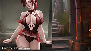 Cherry Leads a Wild Hentai Game Session with Redhead Joi Instructions