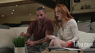 Small Ginger Goes Wild for Big Stepbro