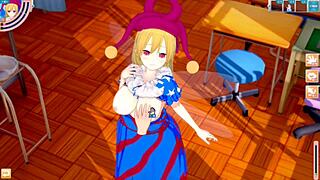 Clownpiece's Big Tits Rubbed In 3D Hentai Anime