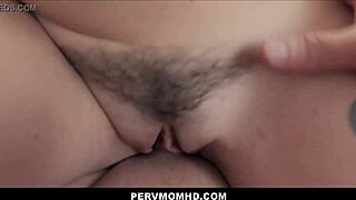 Wow, brunette MILF stepmom Ashley Wolf shakes with orgasm riding stepson’s dick POV!