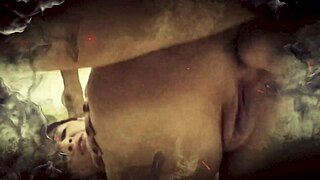 Can She Handle Three in Her Ass and Drink Cum from a Glass?