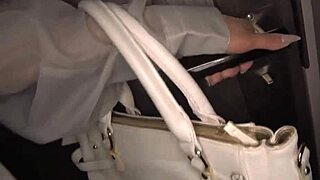 asian gal rides cowgirl with cumshot.