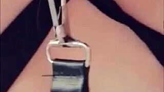 cute chinese girl plays with boyfriend at home 😊