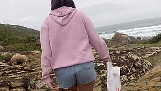 巴西户外公共抓渔夫大鸡巴偷窥