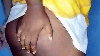 chubby british babe in usa spreads and masturbates her breasts intriguingly.