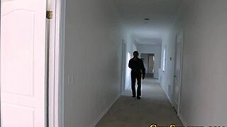 stepdaughter gulps spunk after blowjob and handjob