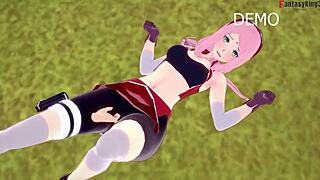 Sakura Haruno Fucks Naruto In 3D Anime POV Scene