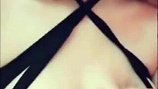 cute chinese girl plays with boyfriend at home 😊