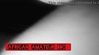 the ebony couple engages in rough sex with a big black cock, leading to orgasm and squirting