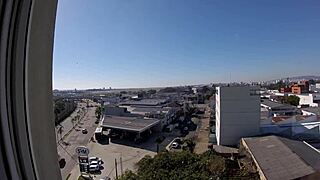 Sarada Naked In Hotel Window Near Airport Showing Big Tits