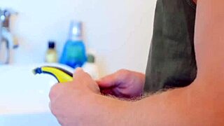 gays go balls deep with oral and anal in bathroom 😏