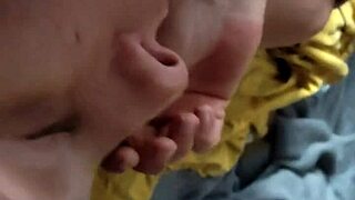 taking a casual stroll through my big natural tits, feeling every curve