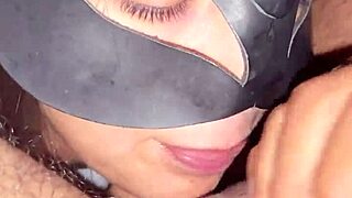 Beautiful Latina Teen Sucks Dick with Passionate Cumshot