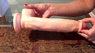 big 12 inch silicone dildo with suction cup for g spot stimulation