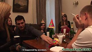 Hey, teens are partying in a group! 🎉