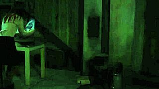 No escape! Watching whip session makes mistress horny