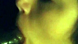 returning for another face fucking session with the big black cock