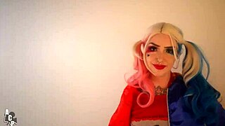 Rachel Luxe as Harley Quinn gets pussy destroyed by Gibby the Clown