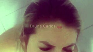 Horny Blonde Married Woman Arrives From Trip And Fucks In Hotel Bathroom