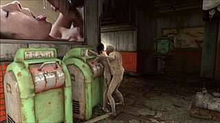 brunette gets anal from monster in subway rubble