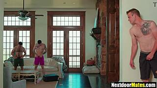 Closeted guy deflowered by his buddy