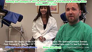 Clover Eliza Shields Feels Nervous As Her Parents Take Her To The Doctor For A Gyno Exam In Tampa