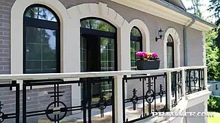 i watch anny aurora's small tits bounce as she fucks outdoor