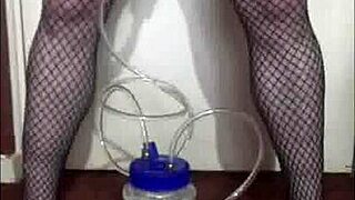 Can a Portable Cow Milking Machine Satisfy Kinky Desires? Homemade Lactating Fun Awaits!