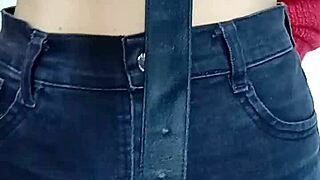 Playing With A Belt And Spanking Fun