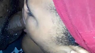 intense face fucking with a huge black cock in the room