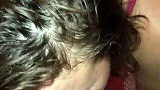 french amateur slut rimming in satin lingerie